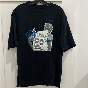 Jordan x Fragment x Travis Scott Black Graphic T-Shirt in good condn. Men’s Med